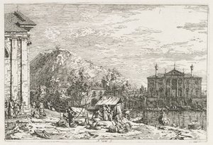 المشاهدات: مدينة ما وراء النهر ، 1735-1746. بواسطة قناة جيوفاني أنطونيو (كاناليتو)