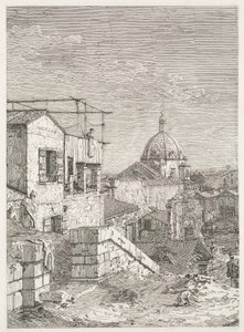 المشاهدات: البيت ذو النقش 1735-1746. بواسطة قناة جيوفاني أنطونيو (كاناليتو)