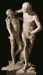 ديدالوس وإيكاروس لأنطونيو كانوفا (1757-1822) ، نحت من الرخام ، ارتفاع 220 سم بواسطة انطونيو كانوفا