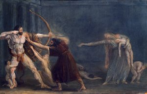 سهام إطلاق النار هرقل على أطفاله بواسطة أنطونيو كانوفا (1757-1822) بواسطة انطونيو كانوفا