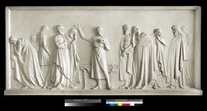 سقراط يشرب كوب الشوكران ، 1787-90 (جص) بواسطة انطونيو كانوفا