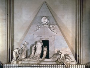 مقبرة الأرشيدوقة ماريا كريستين ، الابنة المفضلة للإمبراطورة ماريا تيريزا من النمسا ، 1798-1805 (رخام) بواسطة انطونيو كانوفا