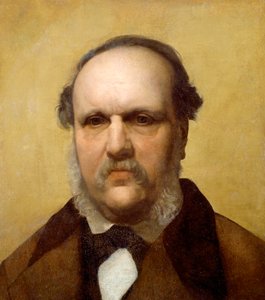 صورة أنطونيو توماسي ، نصف تمثال نصفي لأنطونيو سيسيري (1821-1891) ، زيت على قماش تم نقله لاحقًا إلى خشب ، 44 × 40 سم ، حوالي عام 1872