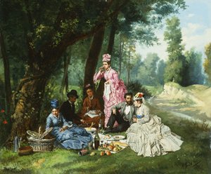 النزهة 1874 بواسطة أنطونيو جارسيا مينسيا