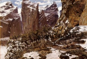 Roncesvalles (أو Roncesvalles بالإسبانية). المناظر الطبيعية لشمال إسبانيا. لوحة أنتوني مونوز إي ديغرين (1841-1924) ، أواخر القرن التاسع عشر. زيت على قماش. إسبانيا ، فالنسيا ، Museo de Bellas Artes San Pio V. بواسطة أنطونيو مونوز ديجرين
