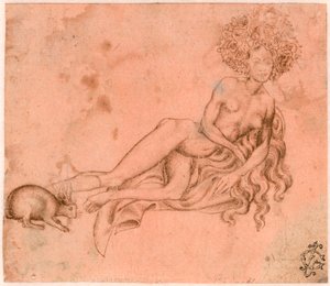 Allegorie de la Luxure (رمزية الفخامة) رسم بالقلم أنطونيو بيسانيلو (1395-1455) حوالي 1426 ألبرتينا ، فيينا بواسطة أنطونيو بيسانيلو