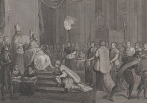 تتويج البابا بيوس السادس 1801. بواسطة أنطونيو بوجيولي