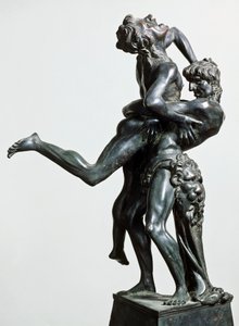 هرقل وأنتيوس ، حوالي 1475 ، بواسطة أنطونيو بولايولو (1431 أو 1432-1498) ، تمثال برونزي ، 46 سم ، إيطاليا