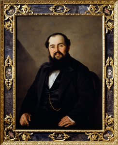 صورة جوزيبي فيتي (1816-1860) ، مسافر وتاجر إيطالي ، رسم بواسطة أنطونيو بوتشينيللي (1822-1897)