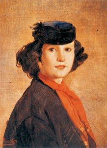 صورة للزوجة (نيرينا باديولي) لأنطونيو بوتشينيلي ، زيت على قماش ، حوالي عام 1866 ، 54 × 42 سم
