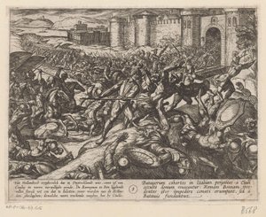 هزمت القوات الهولندية الرومان في بون حروب باتافيان ضد الرومان (عنوان المسلسل) Batavorum cum Romanis Bellum (عنوان السلسلة) بواسطة انطونيو تمبيستا