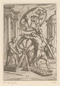 التعذيب بالنقاط والعجلات الحادة تعذيب شهداء المسيحيين (عنوان المسلسل) Varia tormentorum et supplicioru crudelium (...] (عنوان السلسلة)