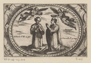 H. فيليكولا في H. Petronilla رومانيسك مارتلارسين (عنوان المسلسل) Imagini di Many virgini Rome nel Martyrio (عنوان السلسلة) بواسطة انطونيو تمبيستا