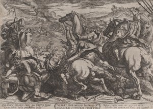 اللوحة 6: الإسرائيليون الذين هزمهم الكنعانيون لأنهم عصوا موسى ... ، كاليفورنيا. 1590-كاليفورنيا. 1610. بواسطة انطونيو تمبيستا