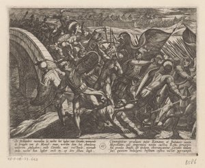 هجوم مفاجئ على المعسكر الروماني على نهر موسيل حروب باتافيان ضد الرومان (عنوان المسلسل) Batavorum cum Romanis Bellum (عنوان السلسلة) بواسطة انطونيو تمبيستا