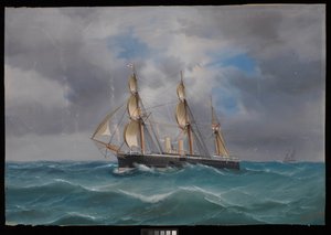 سفينة القيادة H.M.S. S. Alexander التابعة لأسطول البحر الأبيض المتوسط بواسطة أنطونيو دي سيمون