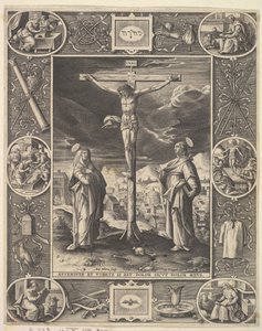 المسيح على الصليب ، قبل عام 1586.
