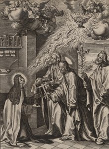 رؤية القديسة تيريزا 1570-1604.