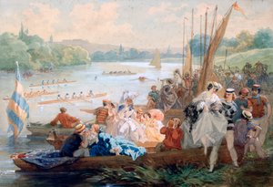 سباق القوارب في Asnieres خلال الإمبراطورية الثانية ، c1868-1905