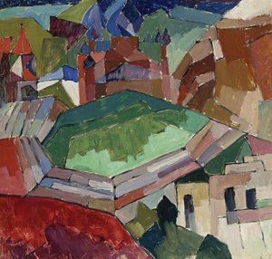 مدينة في جنوب روسيا ، 1914-1916 بواسطة أريستارخ فاسيليفيتش لينتولوف