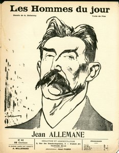 Cover of “” Les Hommes du jour””, Satirique en N & B