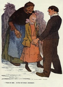 "ثلاثة عشر عامًا بالفعل... تحتاج إلى الحب الآن." رسم توضيحي لـ "ديلانوي" للمجلة الفرنسية ""L