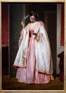 فتاة صغيرة تقرأ رسالة، حوالي عام 1851 (زيت على الخشب) بواسطة أرماند كامبون