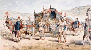 حصان الحصان النبيل في القرن الخامس عشر ، رسم القمامة ، 1886