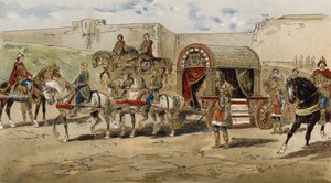 نقل أمير الفرنجة في زمن شارلمان ، القرن التاسع