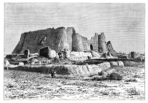 حصن فيرامين المدمر ، بلاد فارس إيران ، 1895. بواسطة أرماند كول