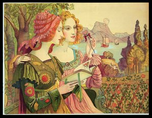 الأسطورة الذهبية ، 1897 ، من "L&39;Estampe Moderne" ، نشرت باريس 1897-99