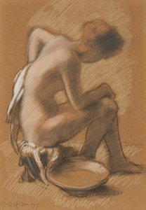 امرأة في مرحاضها امرأة في مرحاضها ، 1917. بواسطة أرماند راسينفوس