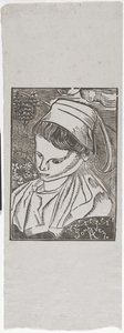 بريتون دي بونت آفين (امرأة بريتونية من بونت آفين) حوالي عام 1896 (طباعة خشبية) بواسطة أرماند سيجين
