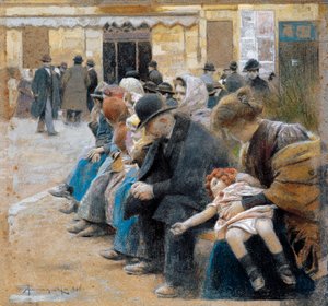 المهاجرون ، بقلم أرنالدو فيراجوتي (1862-1925)