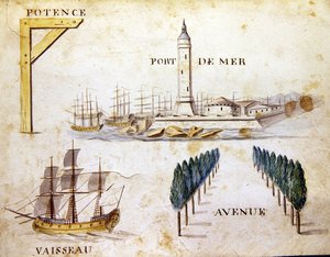 رسوم توضيحية من "كتاب الأبجدية الفرنسية لعام 1814" ، حانة. بواسطة تشارلز بلانت للفنون الجميلة
