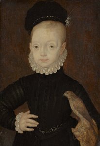 جيمس السادس وأنا 1566-1625 ، ملك اسكتلندا ، عندما كان طفلًا ، 1574 بواسطة أرنولد برونكهورست
