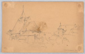 رسم تخطيطي لـ Chenonceaux بواسطة أرنولد ويليام برونر