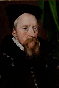 ويليام سيسيل، اللورد بيرغلي (1520-1598)، حوالي 1575 (زيت على لوح) بواسطة أرنولد فون (قبل أو بعد) برونكهورست
