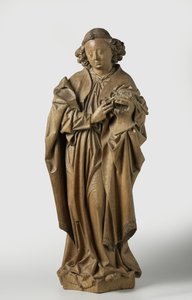 ملاك مع عرما كريستي ، ج. 1480 (بلوط) بواسطة Arnt von Zwolle
