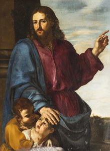 المسيح يبارك الأطفال دع الأطفال الصغار يأتون إليّ ، ج. 1629-1630. بواسطة الأرطماسيا Gentileschi