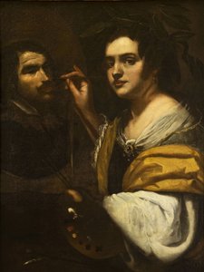 بورتريه ذاتي ، ١٦٣٧. بواسطة الأرطماسيا Gentileschi