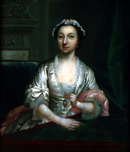 صورة إليزابيث فولكنر ، زوجة الفنان ، حوالي عام 1742 (لوحة) بواسطة آرثر ديفيس