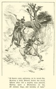 The Squire Of Low Degree, The Giant With Flaming Eyes (engraving) بواسطة آرثر جورج ووكر