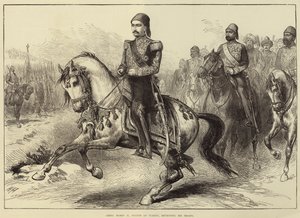 عبد الحميد الثاني سلطان تركيا يراجع قواته