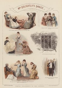 رقصة السيدة جولايتلي (chromolitho) بواسطة آرثر هوبكنز