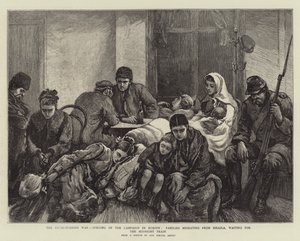 الحرب الروسية التركية ، افتتاح الحملة في أوروبا ، العائلات المهاجرة من إبراء ، في انتظار قطار منتصف الليل