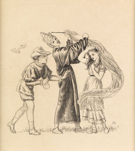 وسيم كما يفعل وسيم ، 1871 بواسطة آرثر هيوز