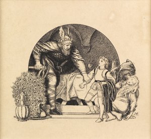 الفارس 1871 بواسطة آرثر هيوز