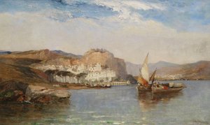 بالقرب من أمالفي ، خليج ساليرنو ، إيطاليا ، 1877 بواسطة آرثر جوزيف ميدوز