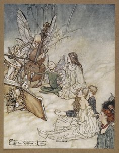 وأغنية خرافية. مشهد من فيلم A Midsummer Night